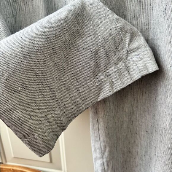 Chicos Linen-Blend Stretch Amelia Stripe Pants Size 3 - Picture 15 of 16